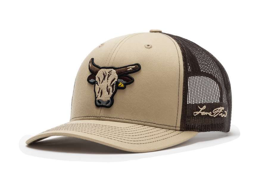 Lane Frost Desperado Cap- Khaki/Brown