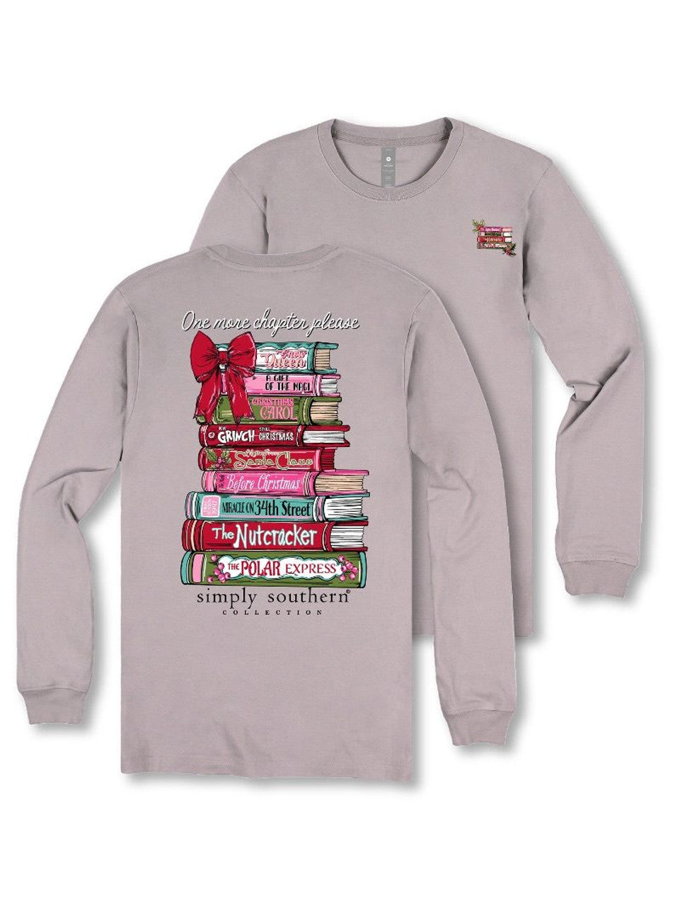 Youth Driftwood Grey Books Graphic Tee