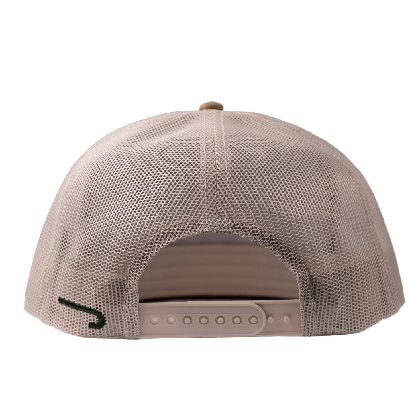 Lazy J Ranch Coyote Brown & White Shafter Classic Rope Trucker Hat