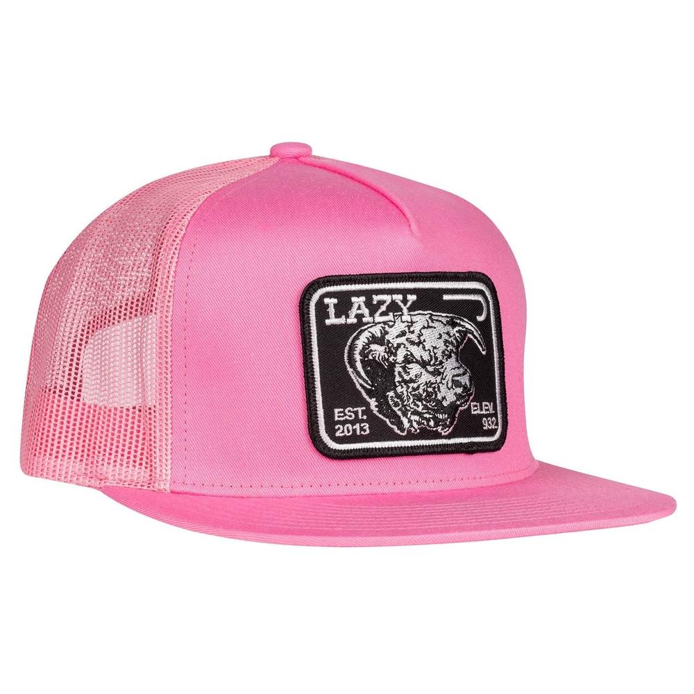 Lazy J Ranch Pink & Black Elevation Classic Five Panel Trucker Hat