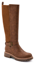 tall boots that hit under the knee