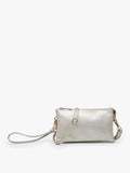 Riley crossbody wristlet bag, shown in one of several available colors