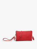 Riley crossbody wristlet bag, shown in one of several available colors