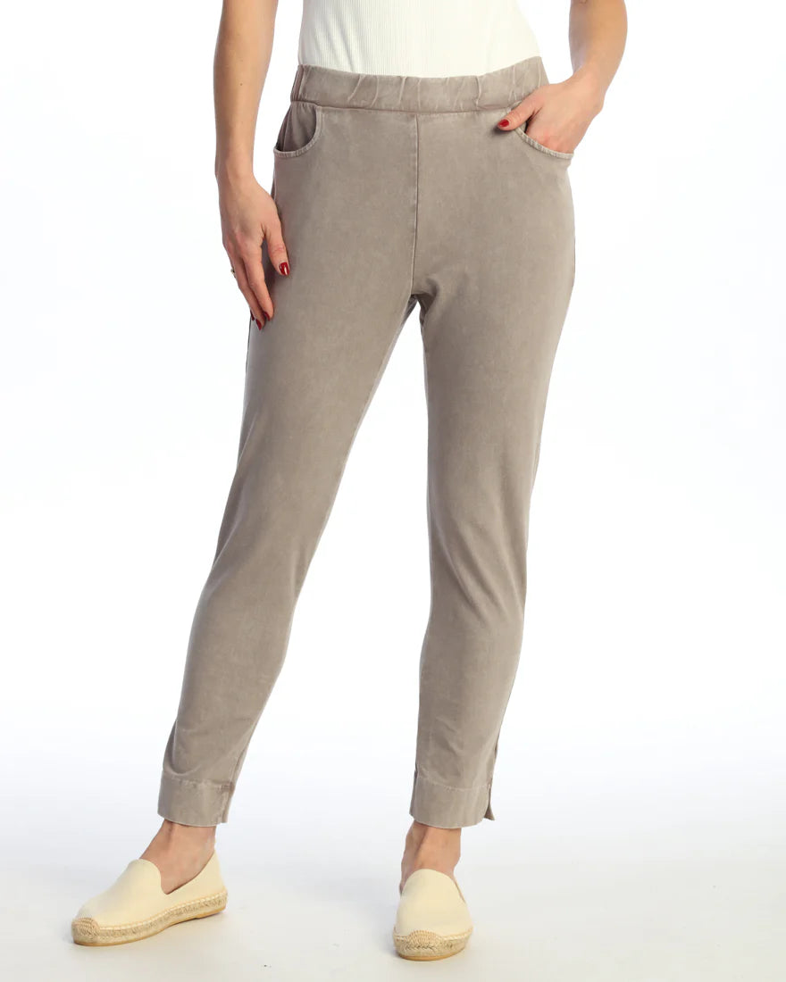 Jess & Jane Cotton Spandex Slim Pant - 2 Colors