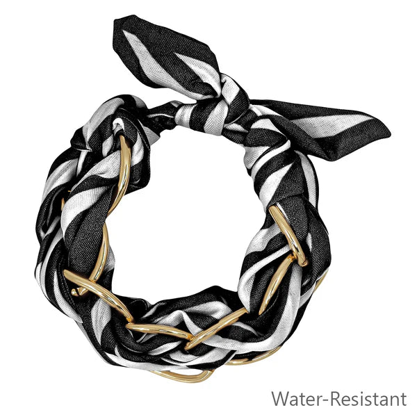 Water Resistant Scarf Chain Bracelet -2 Colors