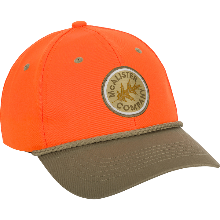 McAlister Traditional Upland Twill Cap- Blaze Orange