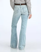 Cinch Womens Lynden Slim Trouser Jeans | Light Stone