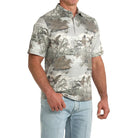 Cinch Mens ArenaFlex Duck Print Polo