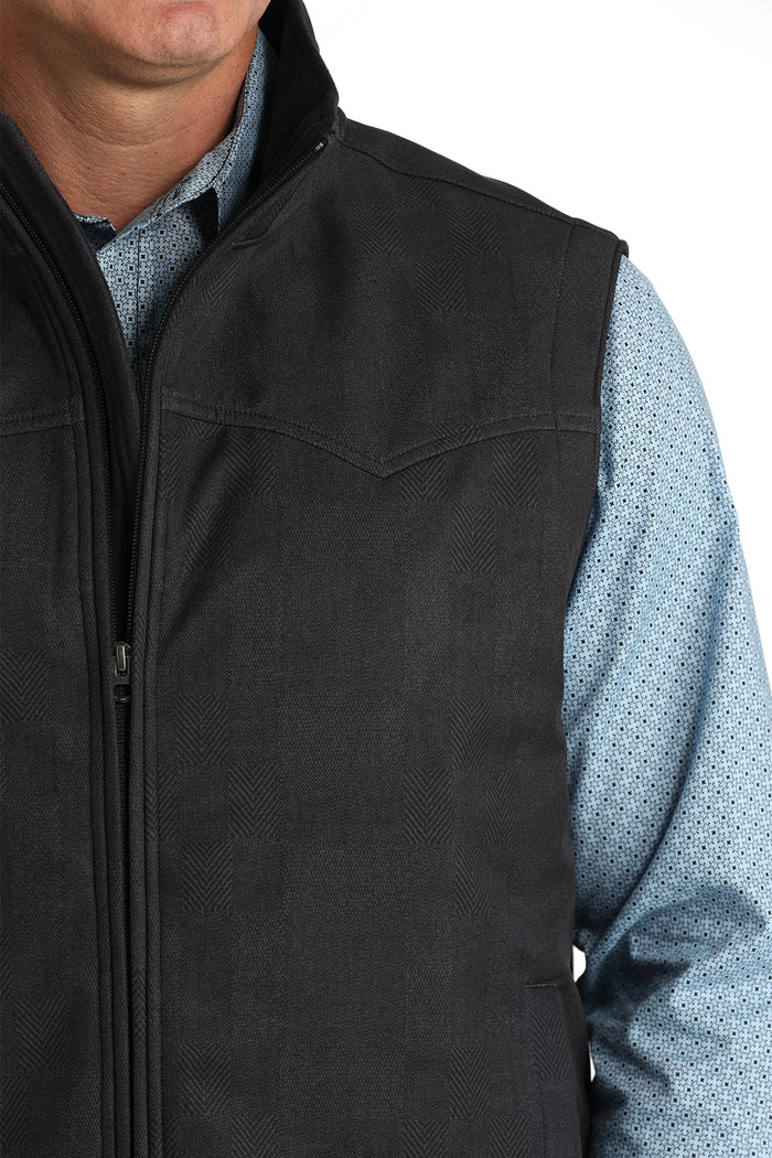 Cinch Men's Charcoal Bonded Concealed Carry Vest