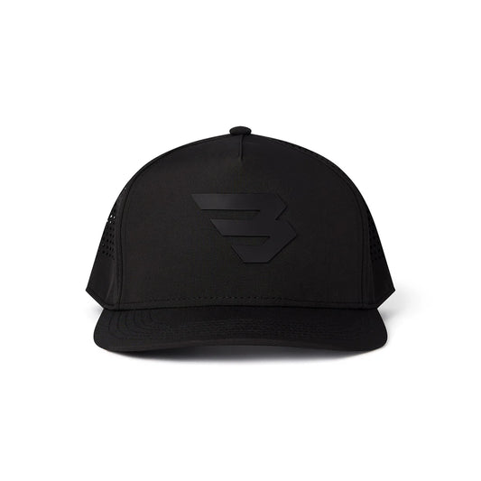 Burlebo Men's Black Performance Flying B Logo Hat