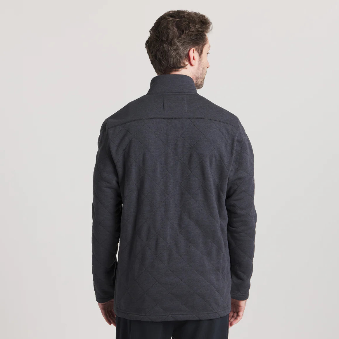 Men's Bingham Quilted Navy Jacket