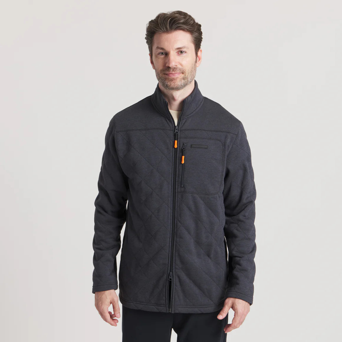 Men's Bingham Quilted Navy Jacket