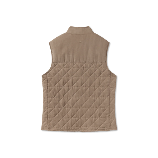 Southern Marsh Burnt Taupe Lawrence Quilted Vest