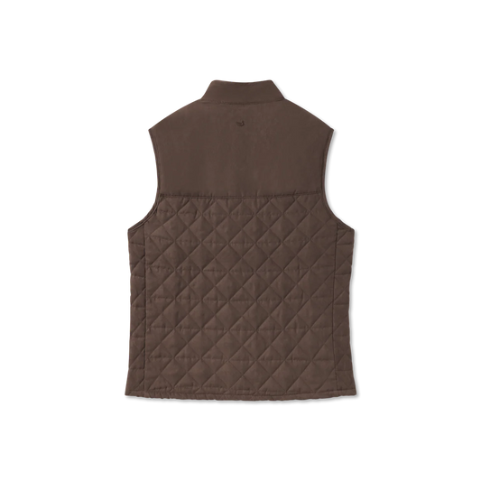 Southern Marsh Stone Brown Lawrence Quilted Vest