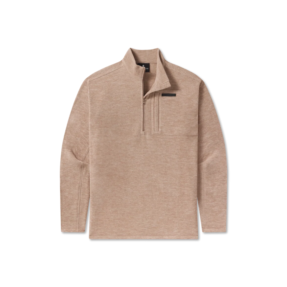 Southern Marsh Maple Grove Brushed Half-Zip Pullover in Audubon Tan