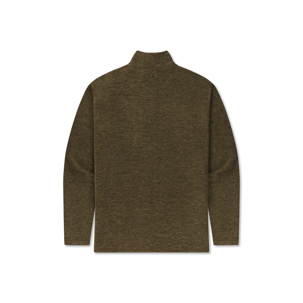 Southern Marsh Maple Grove Brushed Half-Zip Pullover in Dark Olive