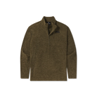 Southern Marsh Maple Grove Brushed Half-Zip Pullover in Dark Olive