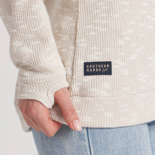 Southern Marsh Foothills Tan & Oatmeal Sunday Morning Sweater