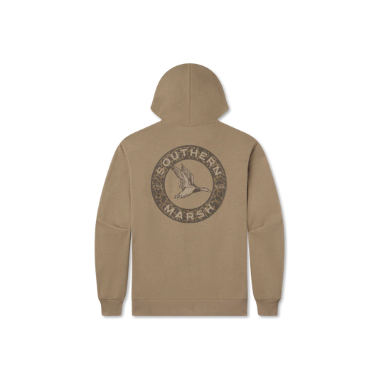 Southern Marsh Inflight Camo Khaki Surfside Hoodie