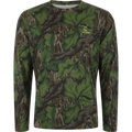 Mens Drake Performance Camo Crew Tee