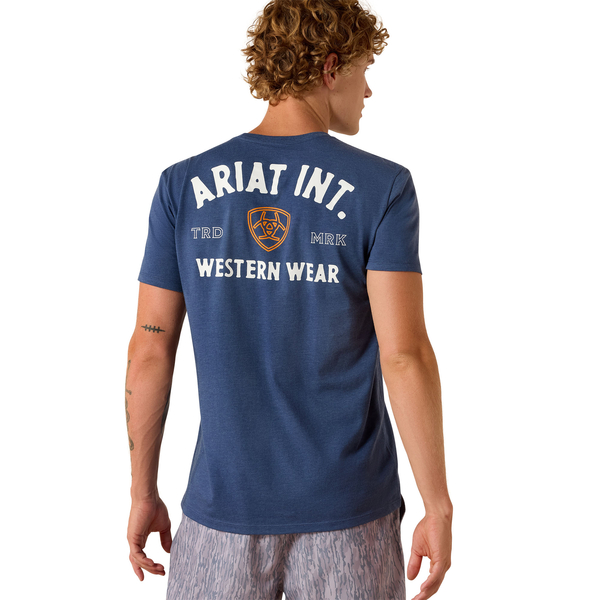 Ariat Men's Navy Outline Shop Tee