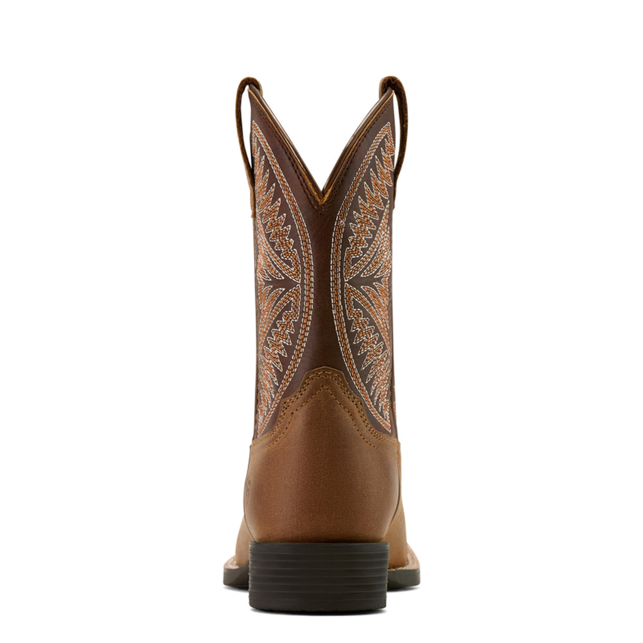 Ariat Boy's Youth Pearl Brown Round Up Ruidoso Western Boot