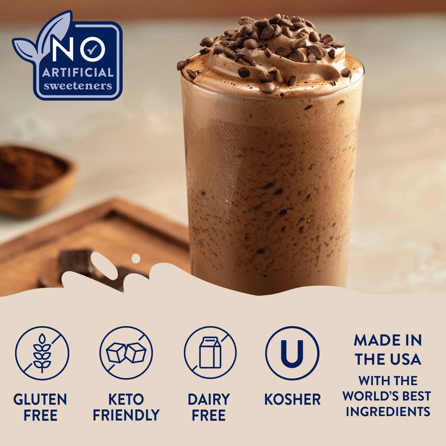 Naturally Sweetened Chocolate Mocha Syrup