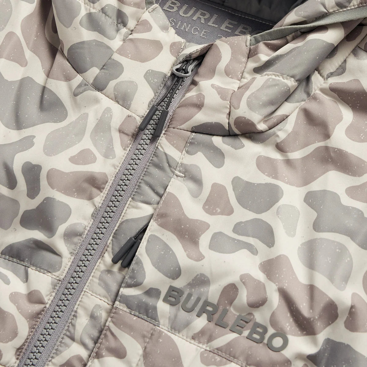 Burlebo Men's Classic Deer Camo Puffer Jacket