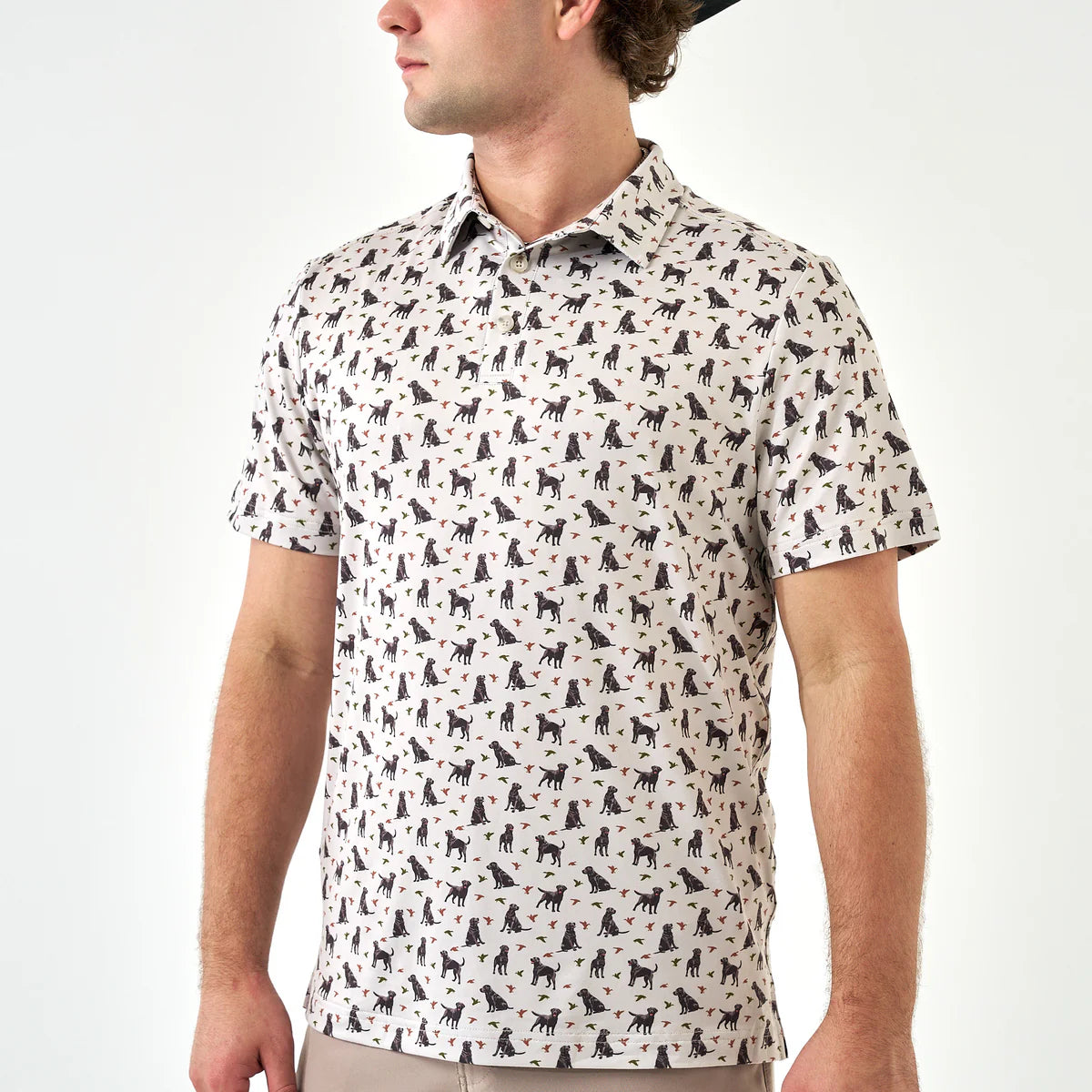 Men's Burlebo Ducks & Dogs Performance Polo