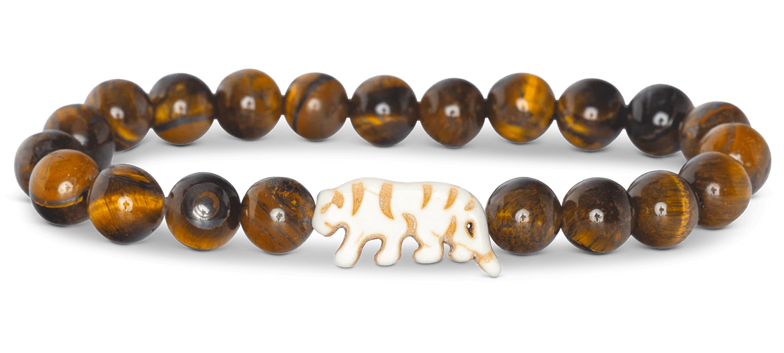 Tiger's eye stone tracking bracelet by Fahlo