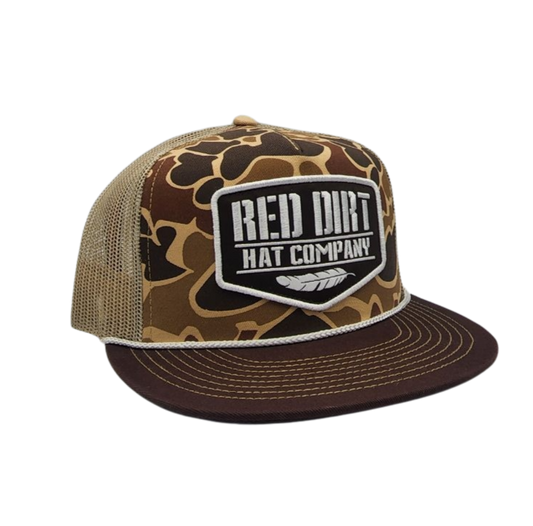 Red Dirt Hat Company Men's Old Skool Duck Camo Hat