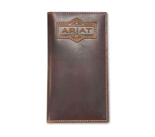 Ariat Brown Rodeo Patch Wallet
