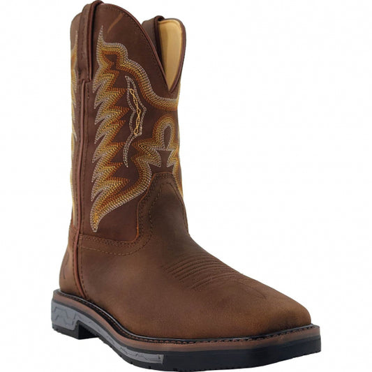 R Watson Men’s Cowhide Wide Square 11″ Work Boot