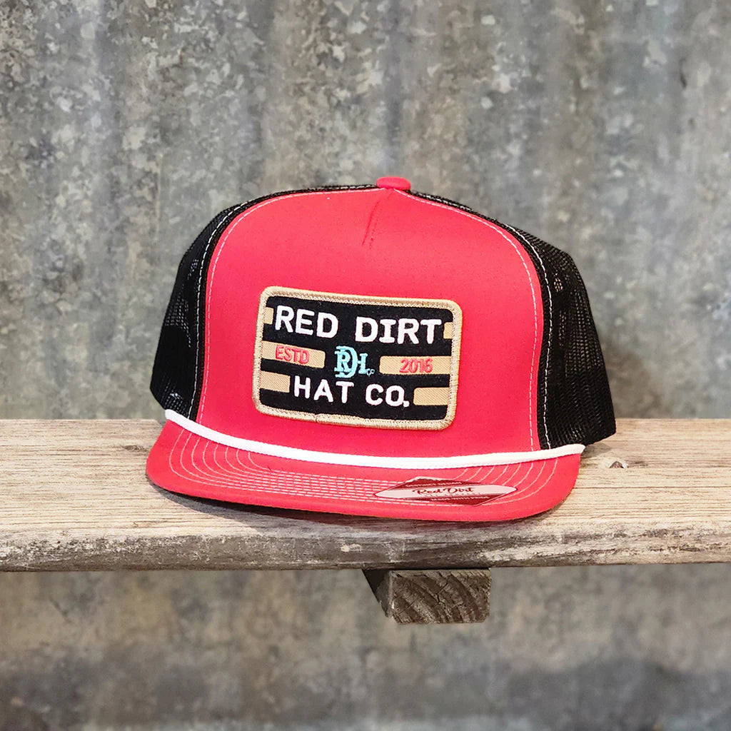Red Dirt Hat Company Big Britches Red & Black Hat