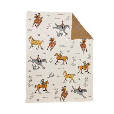 Prairie Riders Throw Blanket