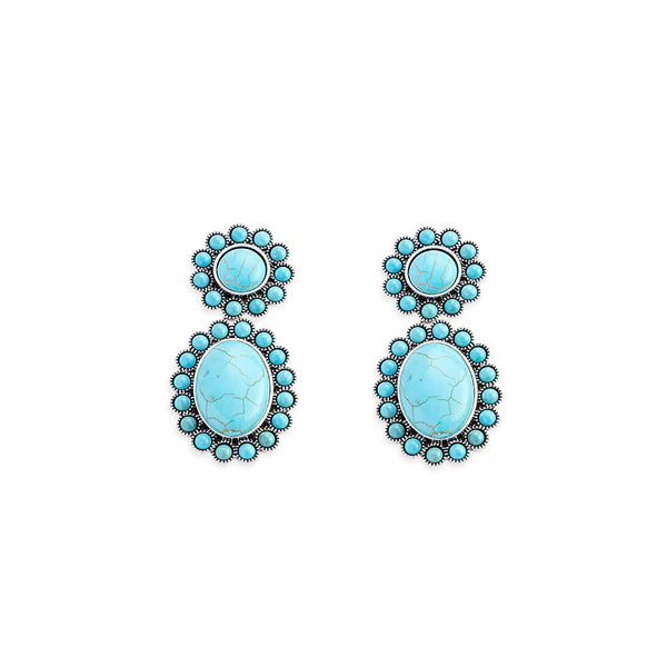 Windswept Mesa Earrings In Blue