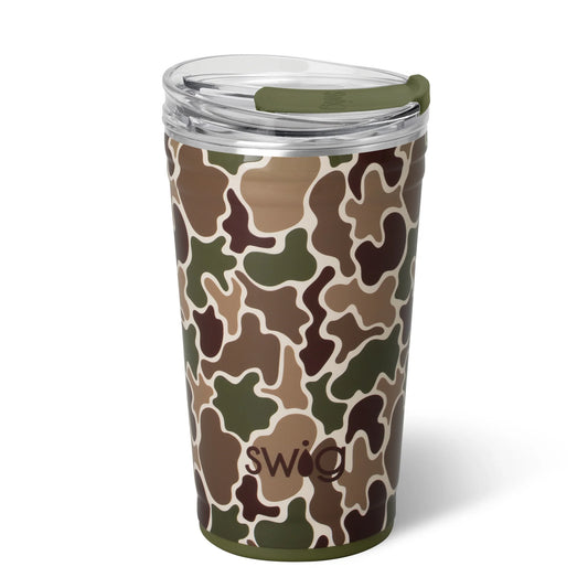 Hunting Camo Party Cup 24oz Swig