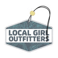Local Girl Blue Tropics Diamond Crest Car Freshie
