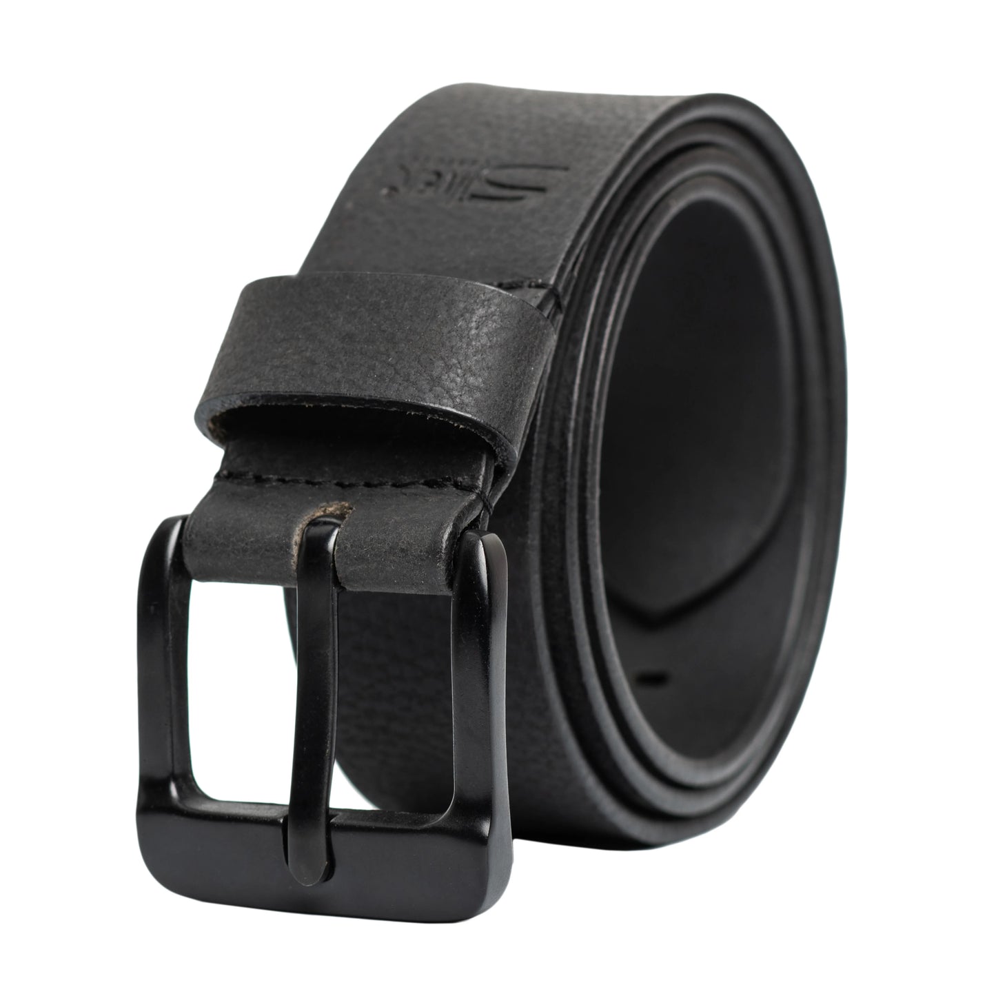 Silver Jeans Co. Men's Black 40MM Soft Milled Genuine Leather Belt