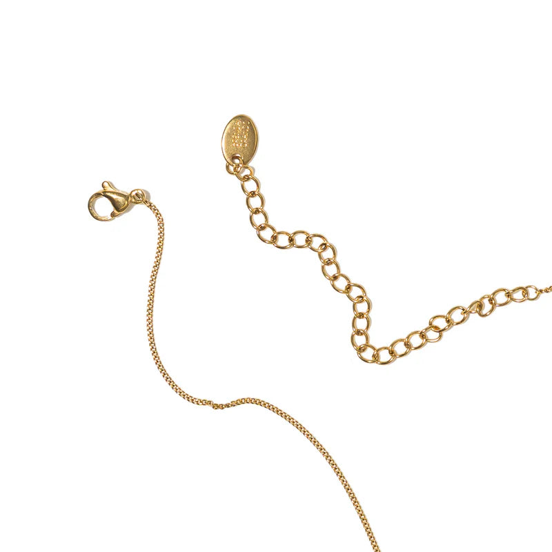 Demi-Fine 18K Gold Dainty Diamond Cross Pendant Necklace