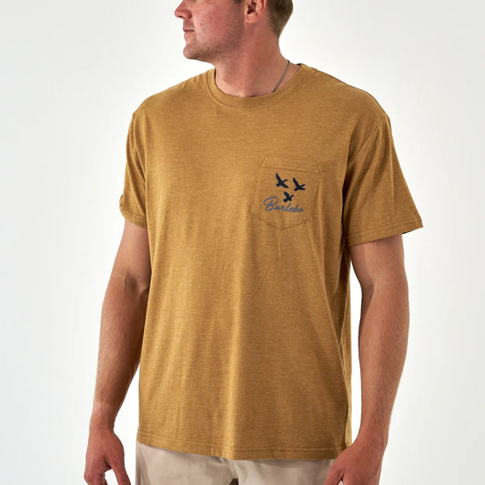 Men's Burlebo Duck Dog Light Brown Burlebo Tee