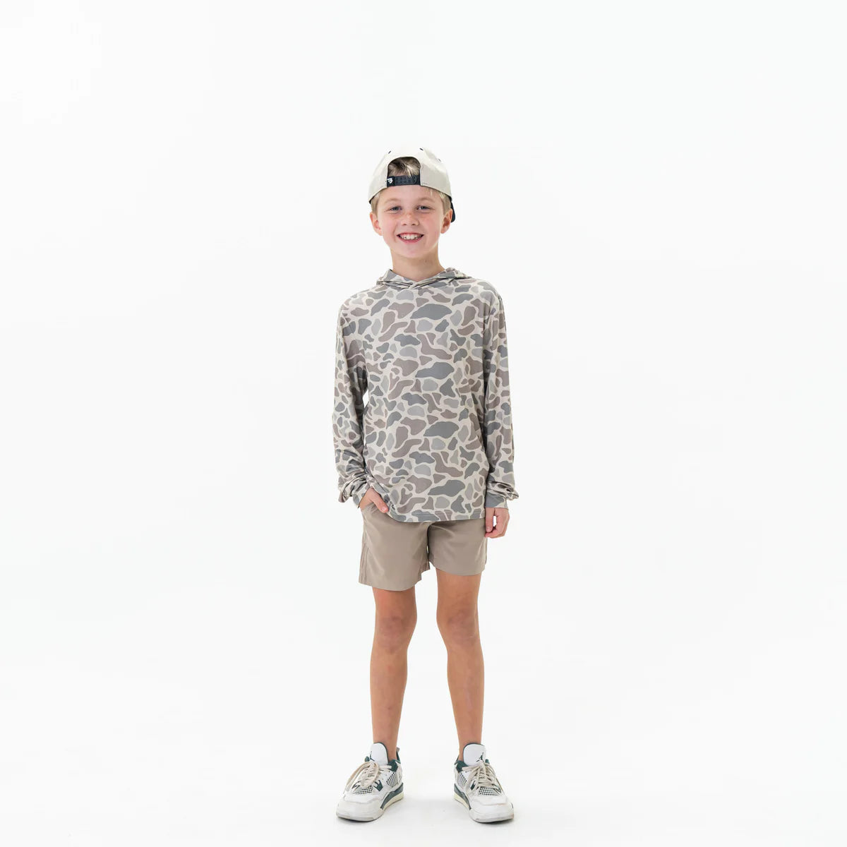 Burlebo Youth Classic Deer Camo Performance Hoodie