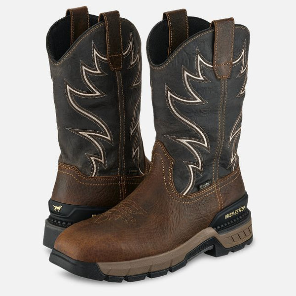 Irish Setter Men's Two Harbors Waterproof Leather Safety Toe Boot