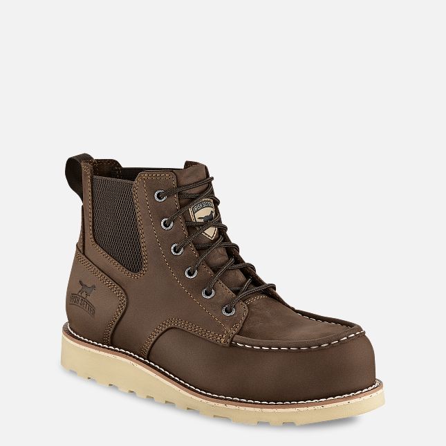 Men's Pipestone Men's 6-inch Safety Toe Pull-On Boot