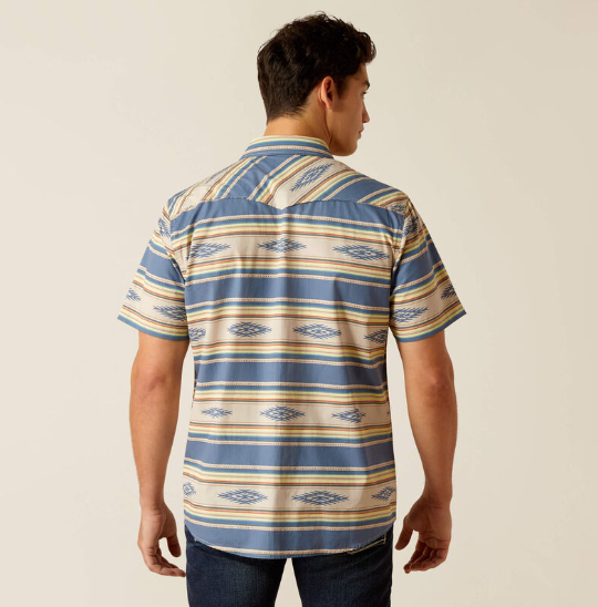 Men's Ariat Hebastian Retro Fit Shirt - Sandshell