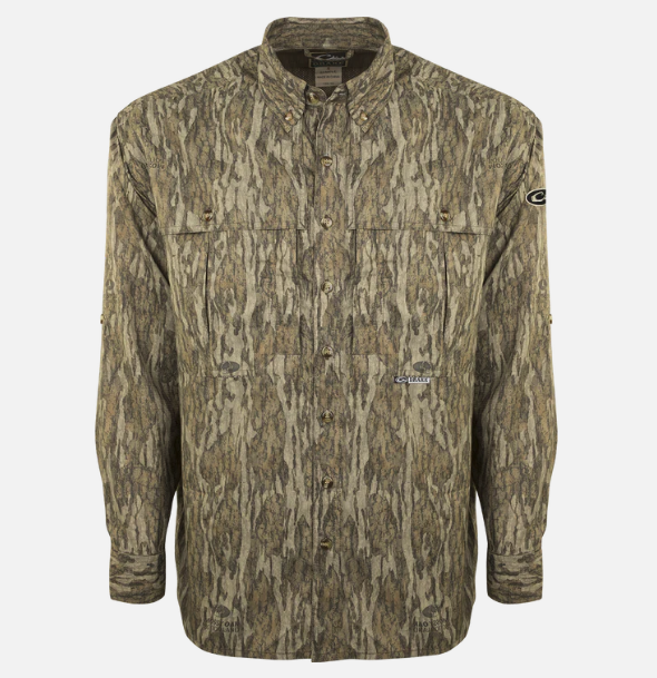 EST Camo Flyweight Wingshooter's Long Sleeve Shirt Drake