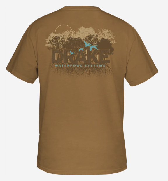 Deep Roots T-Shirt Medal Bronze Heather By Drake