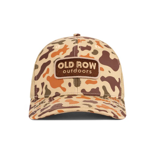 Old Row Outdoor Old School Camo Trucker Hat