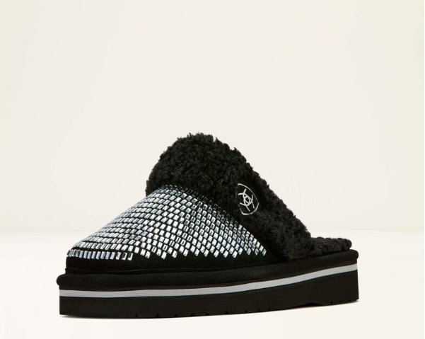 Jackie Square Toe Ariat Slipper -Dazzle Black