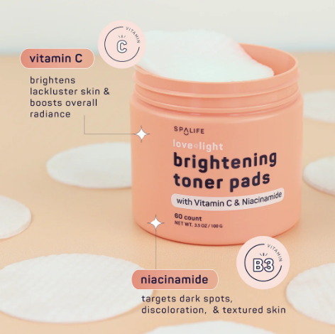 Love + Light Brightening Toner Pads